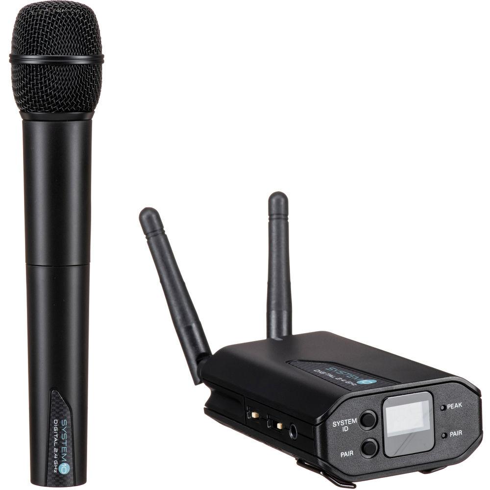 Audio-Technica System 10 - Camera-Mount Digital Wireless Microphone System with Handheld Mic