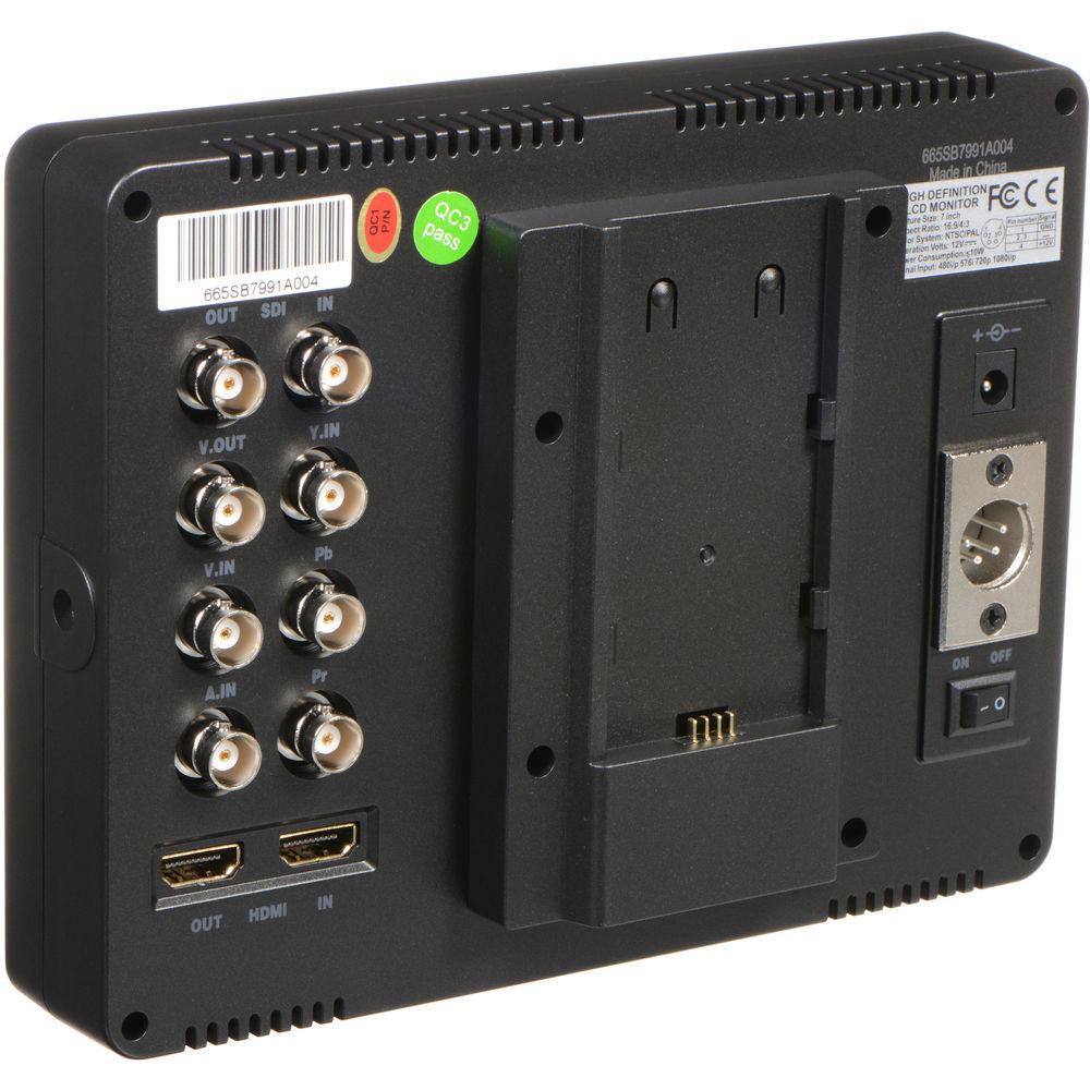 Delvcam DELV-SDI-7 7" 3G-SDI and HDMI On-Camera LED Monitor