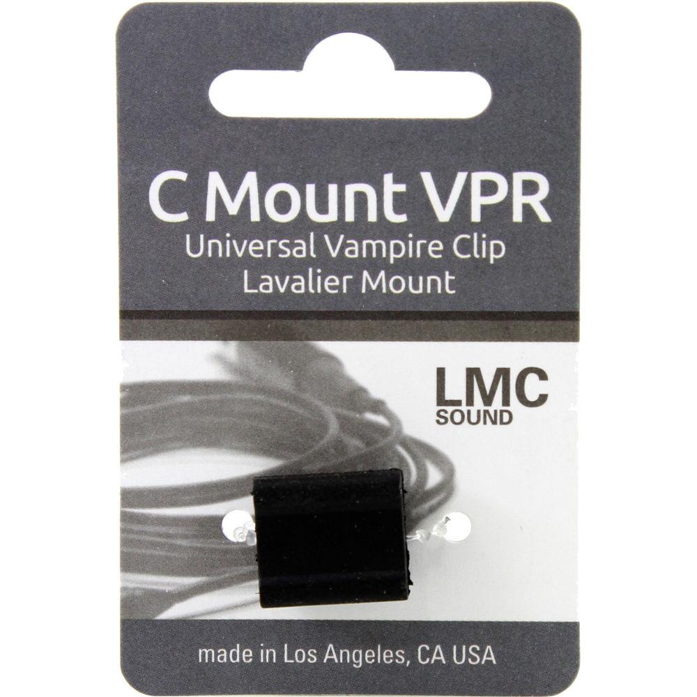 LMC Sound CMTVPRBK C Mount Vampire Clip Universal Lavalier Mount
