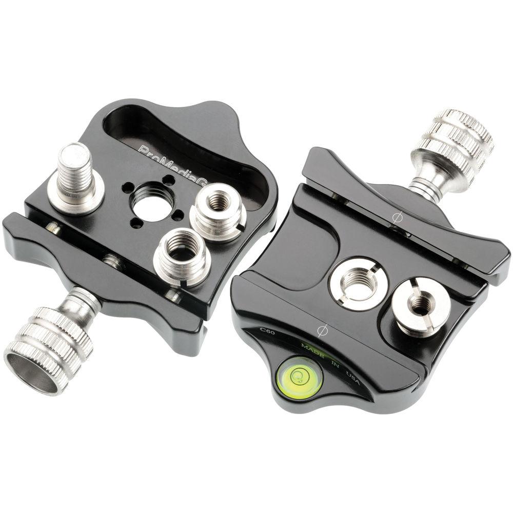 ProMediaGear CD60 60 mm Back-to-Back Quick Release Clamps