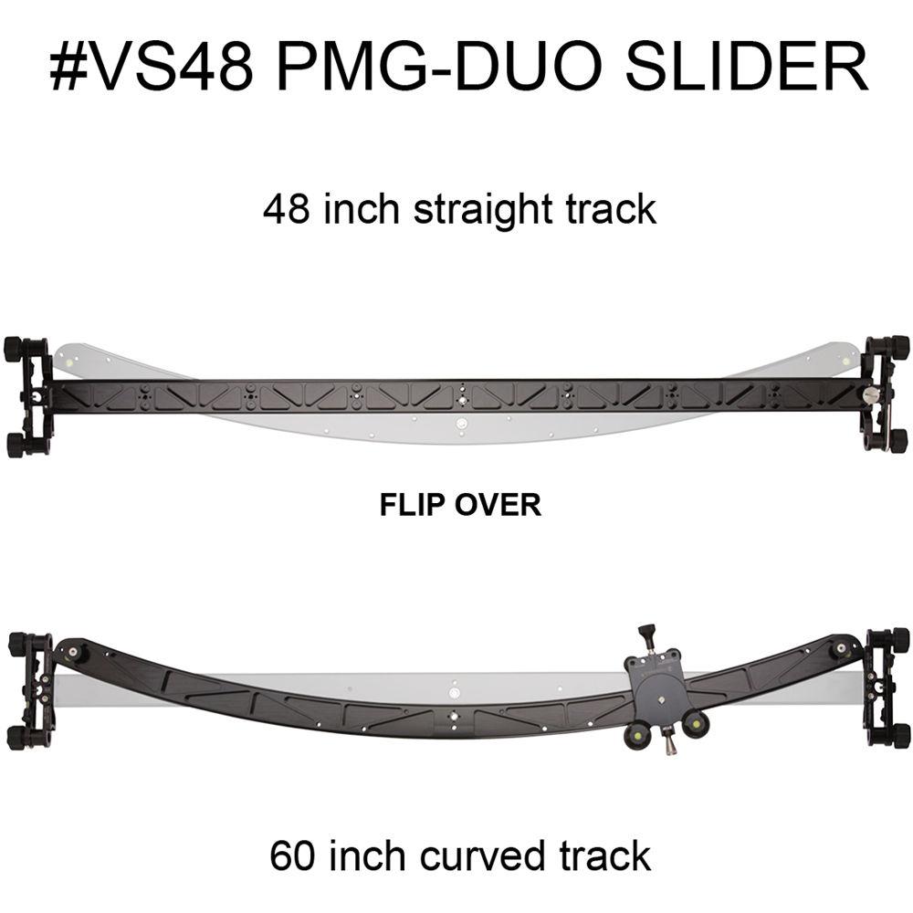 ProMediaGear PMG-DUO 48" Video Slider with Carrying Case