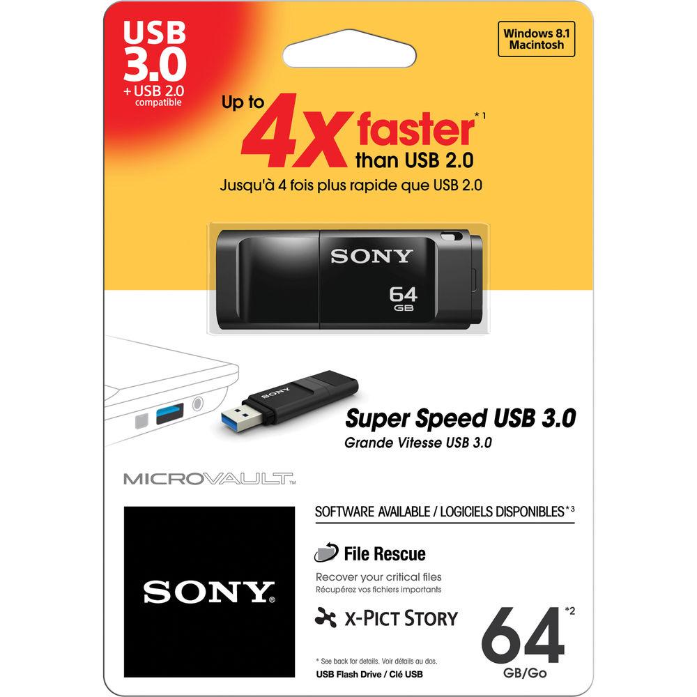 Sony 64GB Microvault USM-X USB Flash Drive