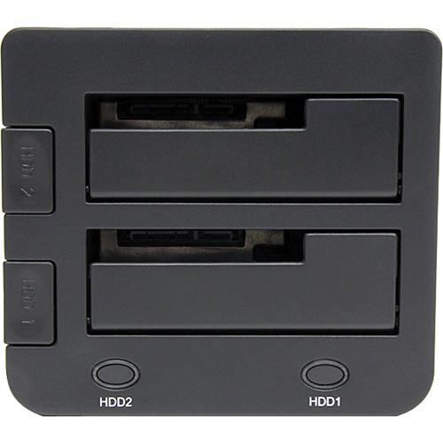 StarTech USB 3.0 to Dual 2.5 3.5" HDD SSD Docking Station with UASP