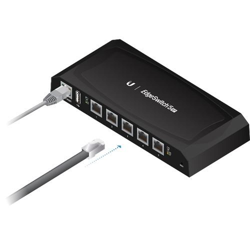 Ubiquiti Networks ES-5XP EdgeSwitch XP 5-Port Advanced Gigabit PoE Managed Switch