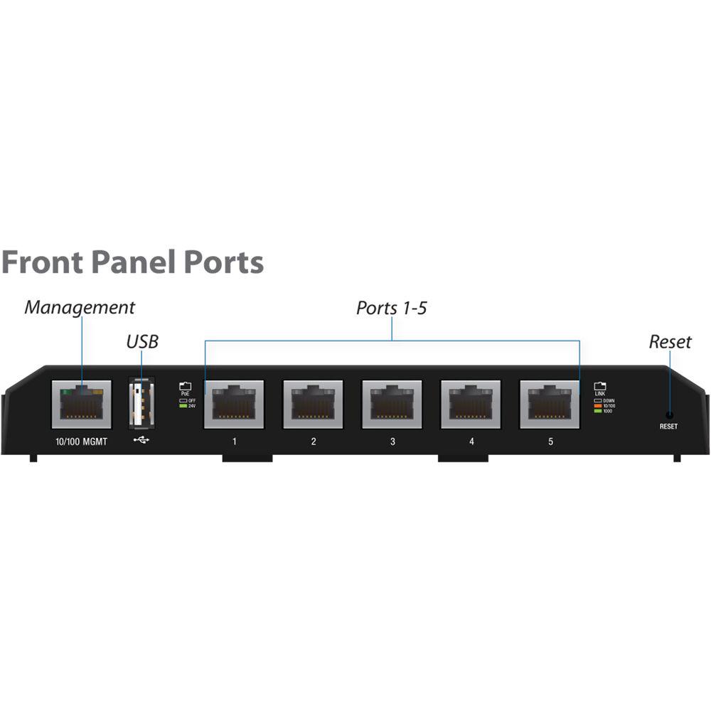 Ubiquiti Networks ES-5XP EdgeSwitch XP 5-Port Advanced Gigabit PoE Managed Switch