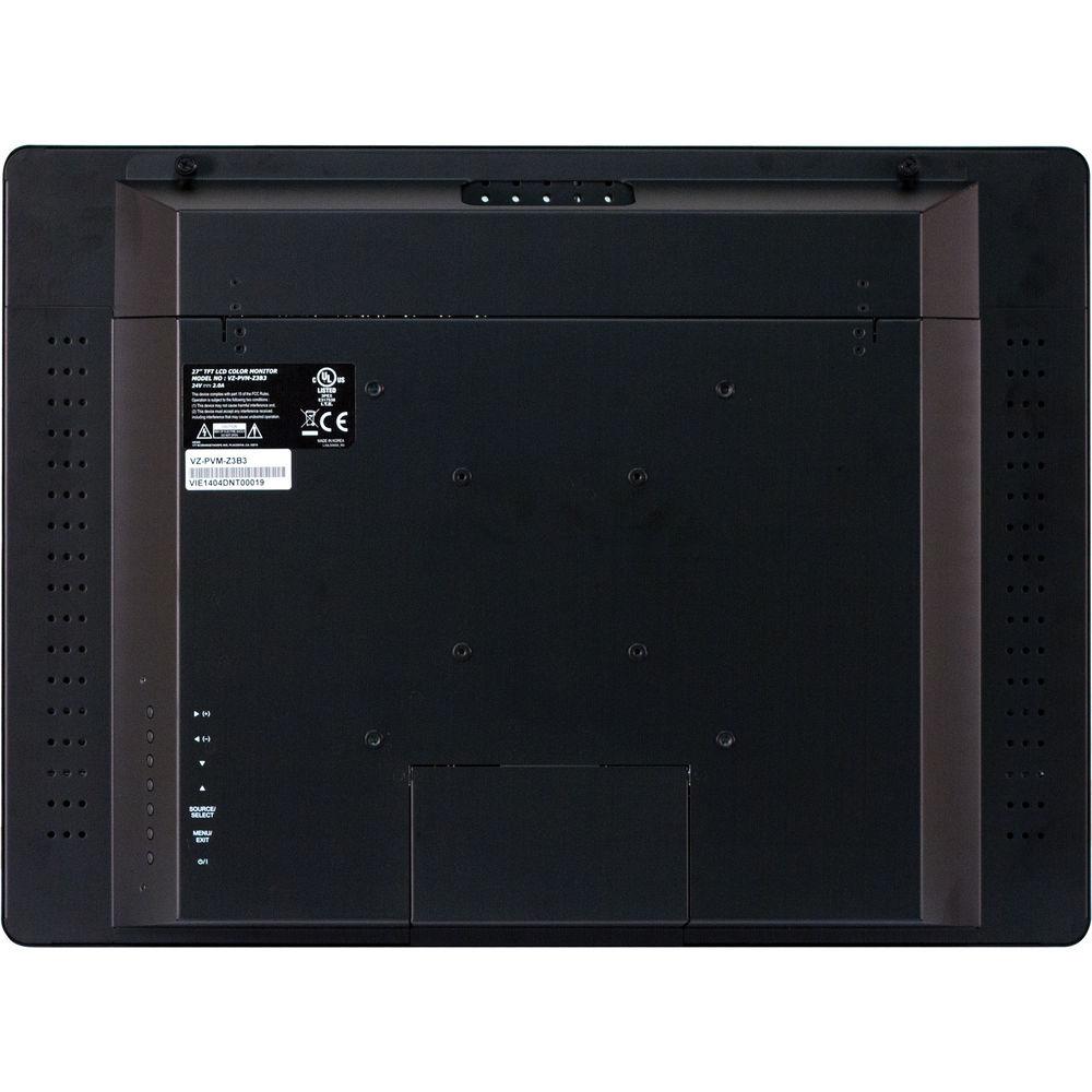 ViewZ VZ-PVM-Z3B3 27" Full HD Widescreen LED Backlit Monitor with Built-In 1.3MP Camera