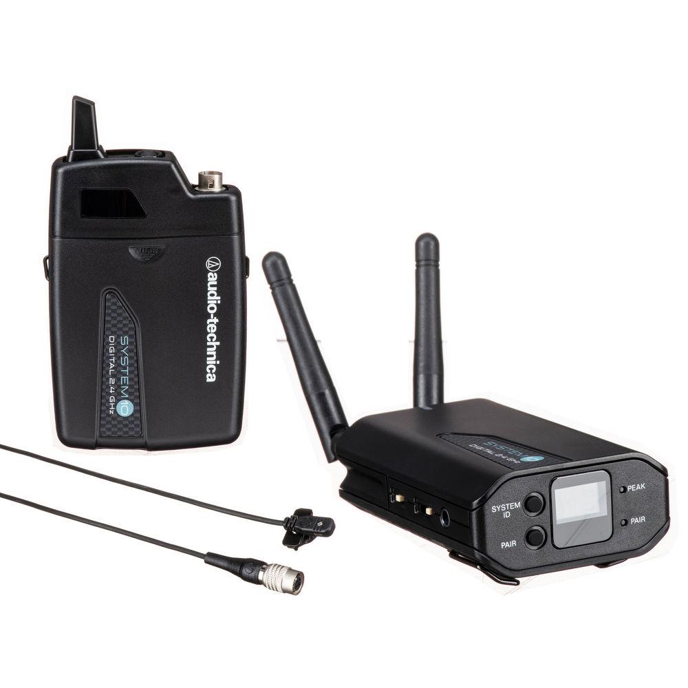 Audio-Technica ATW-1701 L System 10 Camera-Mount Digital Wireless System with Omni Lavalier Mic