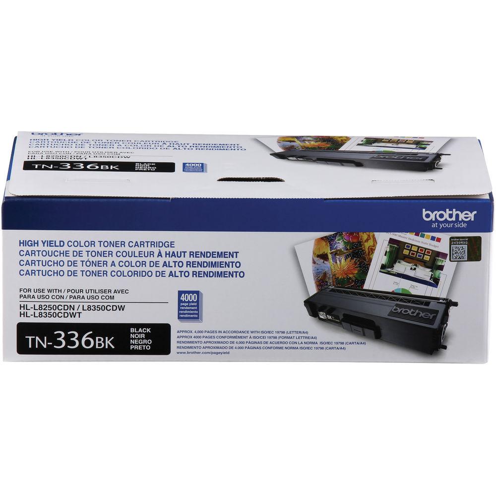 Brother TN336BK High Yield Black Toner Cartridge