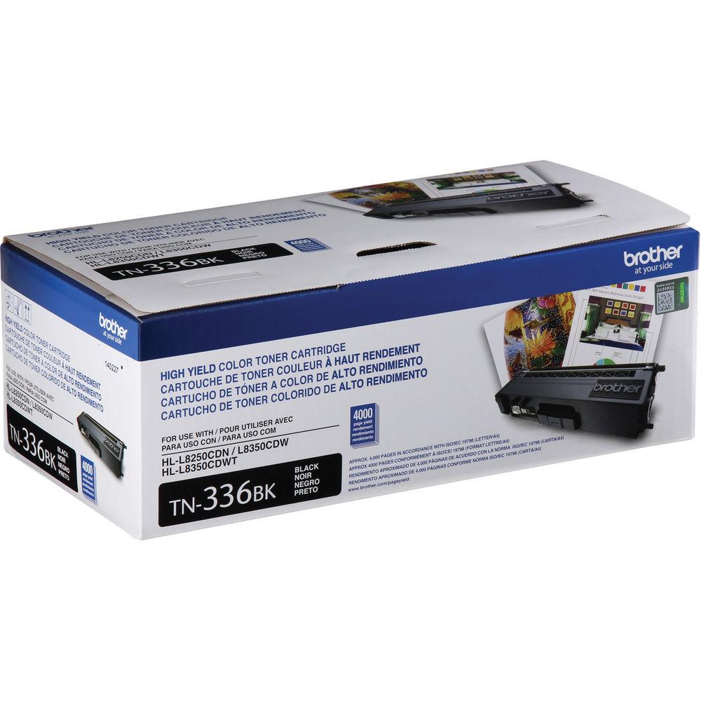 Brother TN336BK High Yield Black Toner Cartridge
