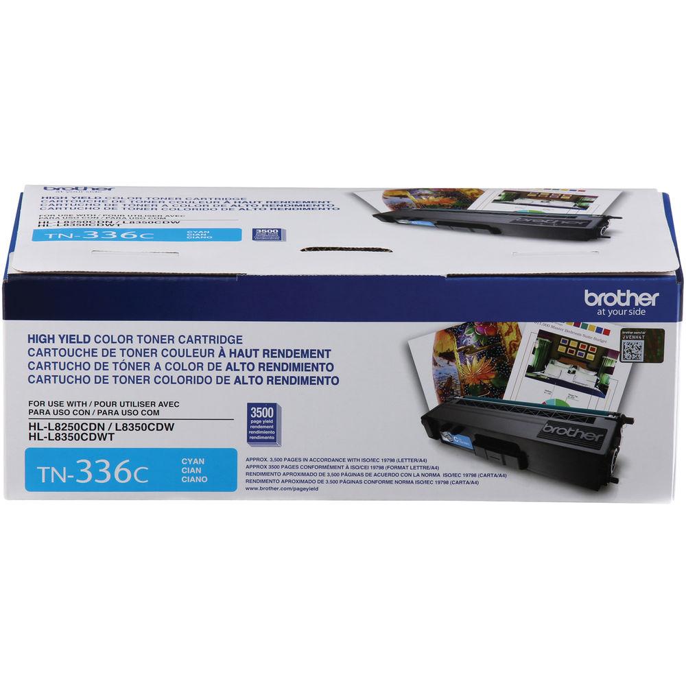 Brother TN336C High Yield Cyan Toner Cartridge