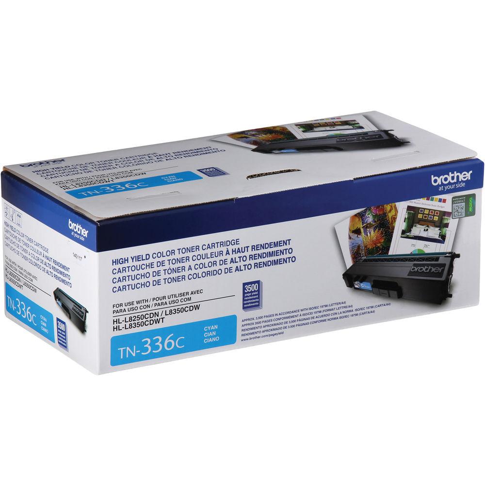 Brother TN336C High Yield Cyan Toner Cartridge