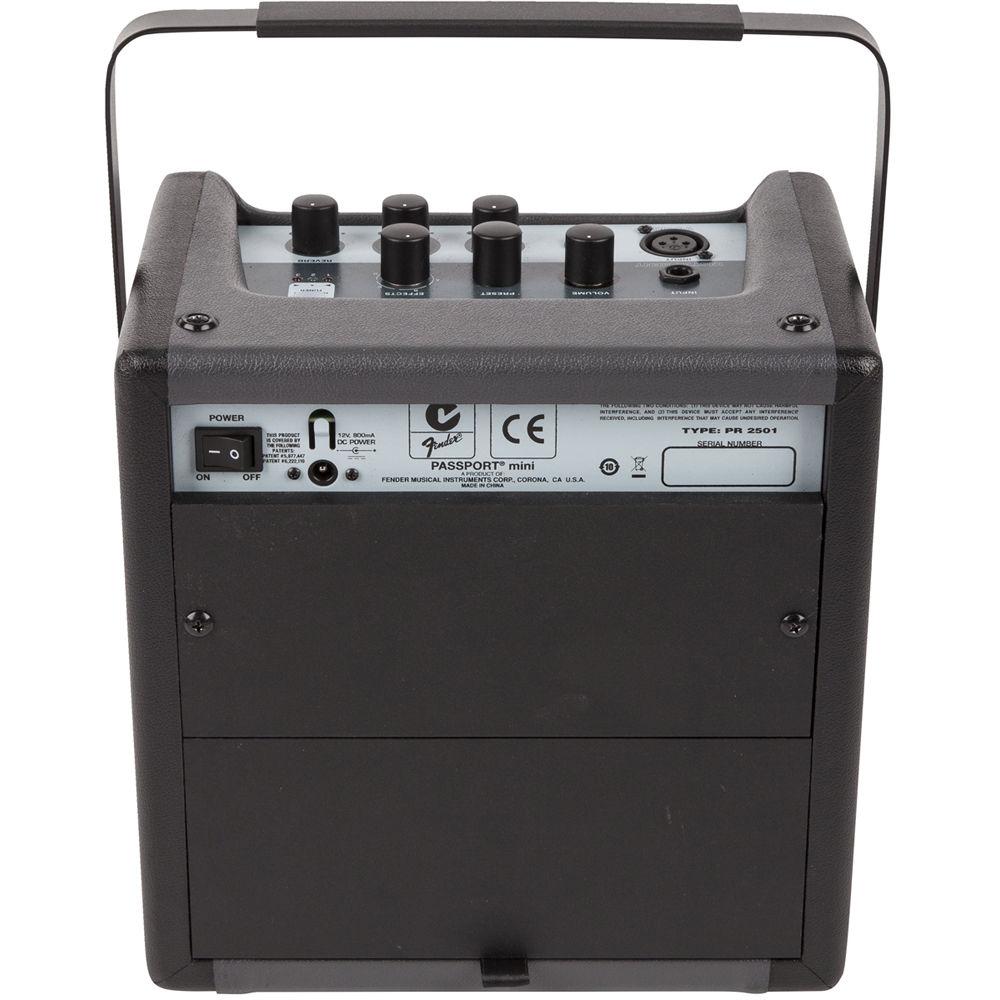 Fender Passport mini - Portable Amplifier Speaker Combo for Instrument or Microphone