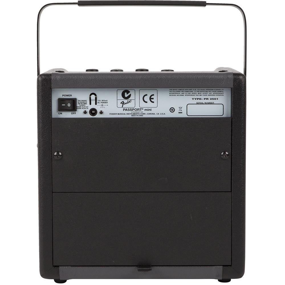 Fender Passport mini - Portable Amplifier Speaker Combo for Instrument or Microphone