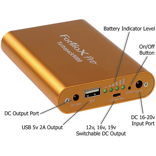 FotodioX Pro Turbopack 9000 Power Pack for B4 Mount Servo Lenses