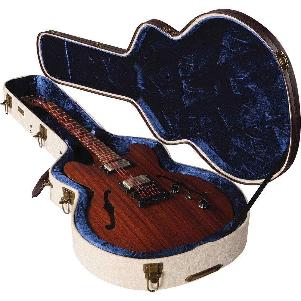 Gator Cases GW-JM 335 Deluxe Wood Case for Gibson 335 Semi-Hollow Electric Guitars