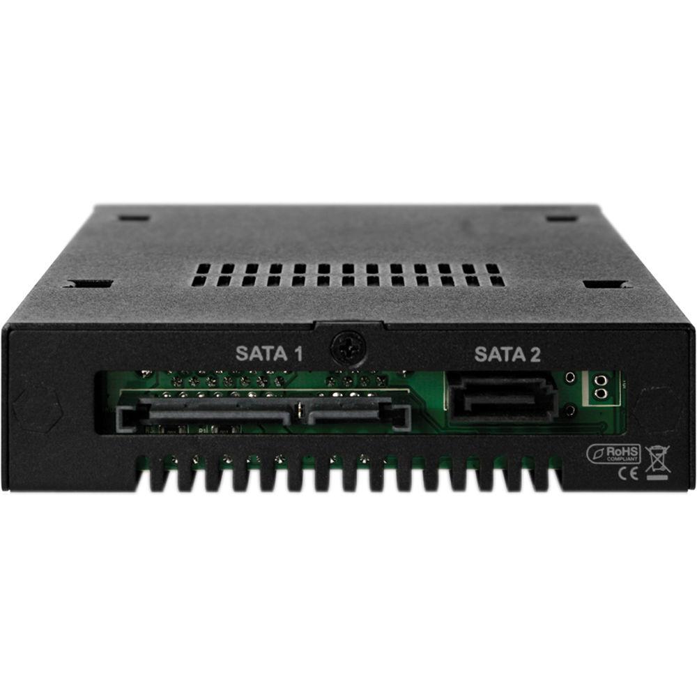 Icy Dock ToughArmor 2 x 2.5" SATA Mobile Rack for 3.5" Drive Bay