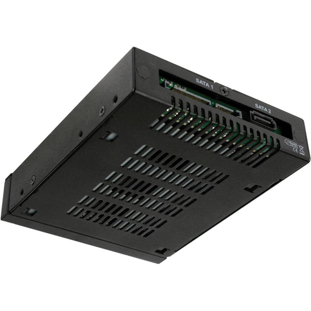 Icy Dock ToughArmor 2 x 2.5" SATA Mobile Rack for 3.5" Drive Bay