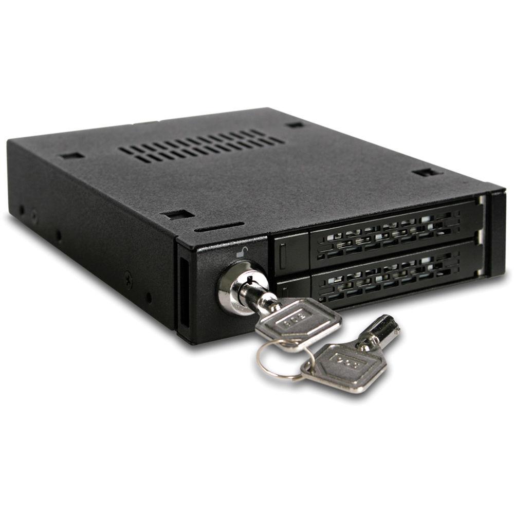 Icy Dock ToughArmor 2 x 2.5" SATA Mobile Rack for 3.5" Drive Bay