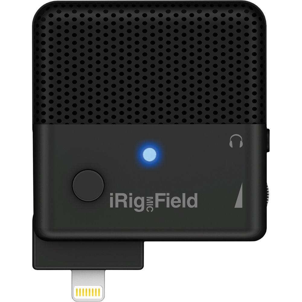 IK Multimedia iRig Mic Field- Stereo Digital Field Recording iOS Microphone
