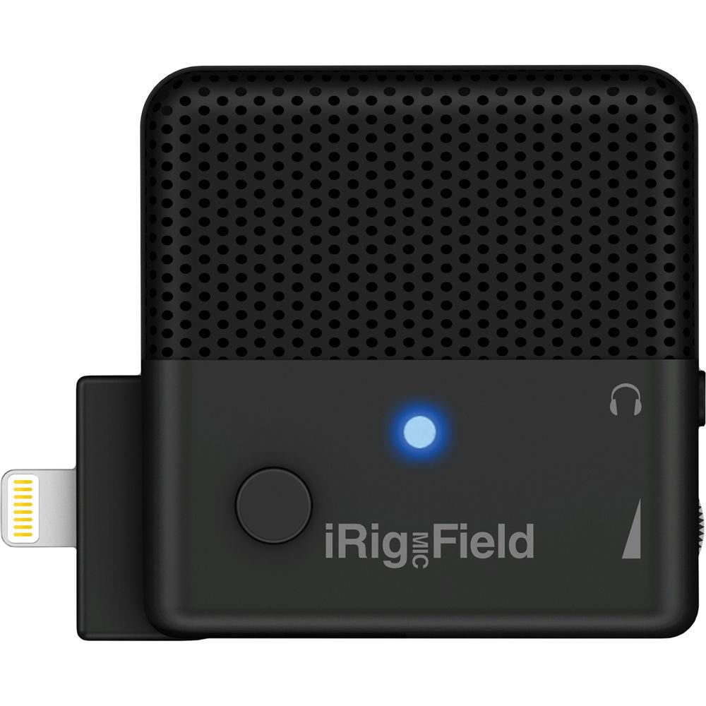 IK Multimedia iRig Mic Field- Stereo Digital Field Recording iOS Microphone