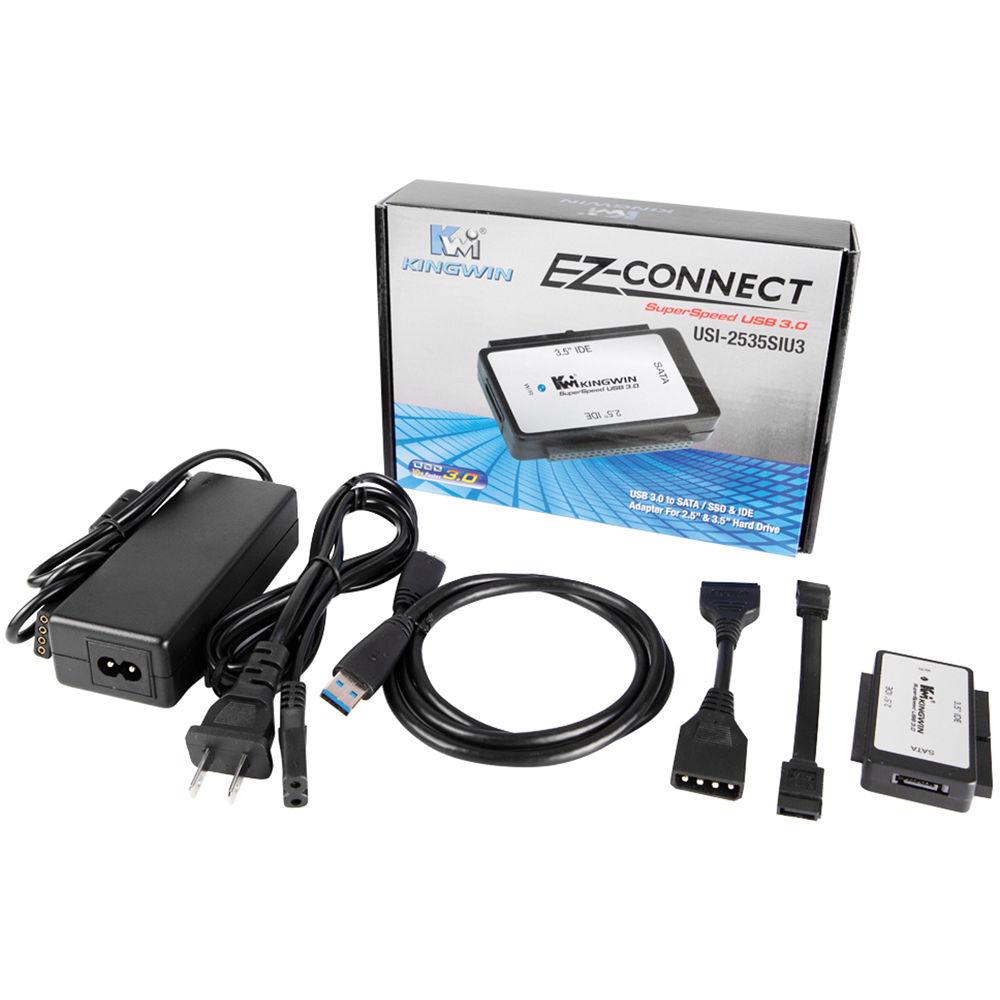Kingwin EZ-Connect USB 3.1 Gen 1 to SATA & IDE Bridge Adapter