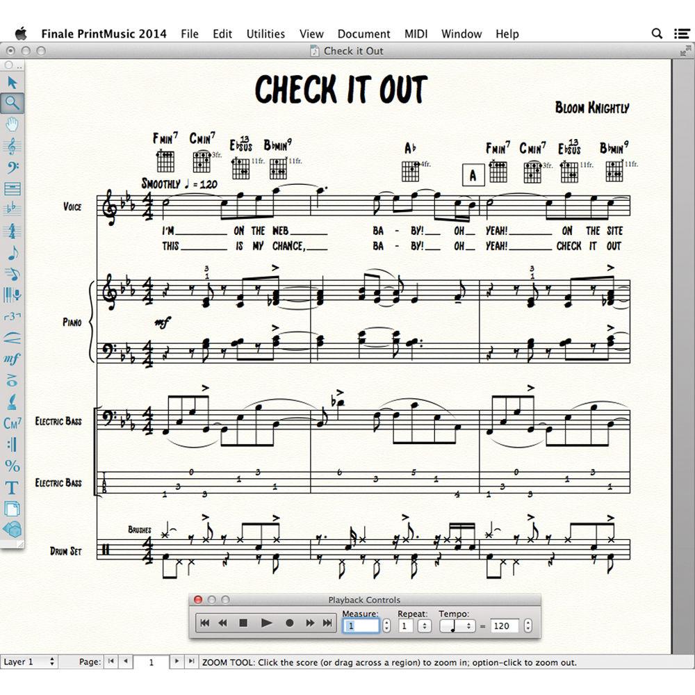MakeMusic Finale PrintMusic - Notation and Composition Software