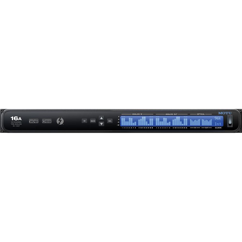 MOTU 16A - Thunderbolt and USB Audio Interface With AVB Networking and DSP