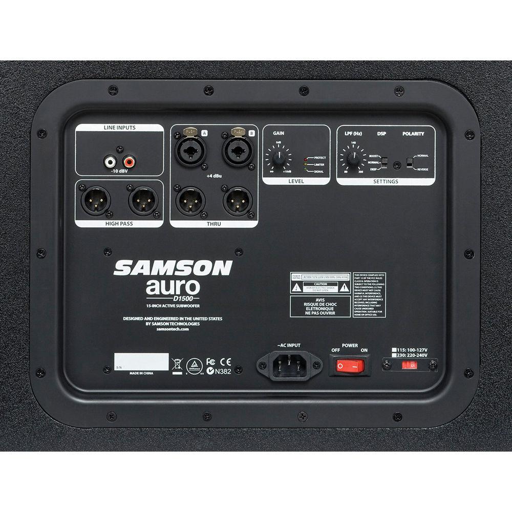 Samson Auro D1500 - Active Subwoofer