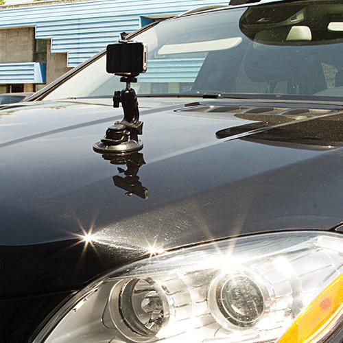 SHILL Suction Cup Mount with Smartphone and GoPro Adapters