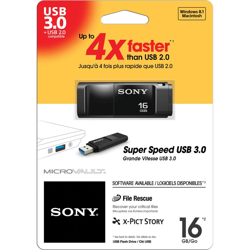 Sony 16GB Microvault USM-X USB Flash Drive