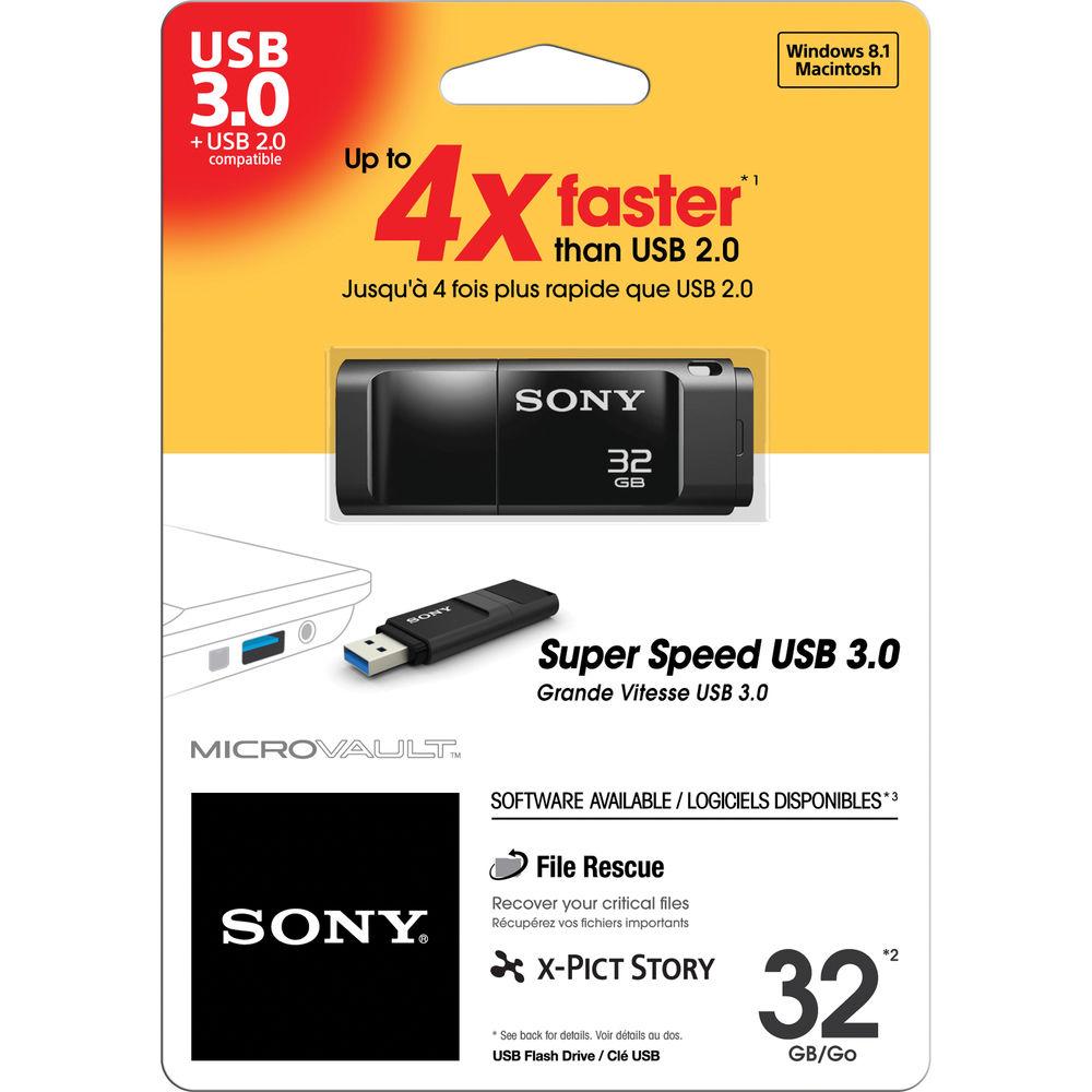 Sony 32GB Microvault USM-X USB Flash Drive