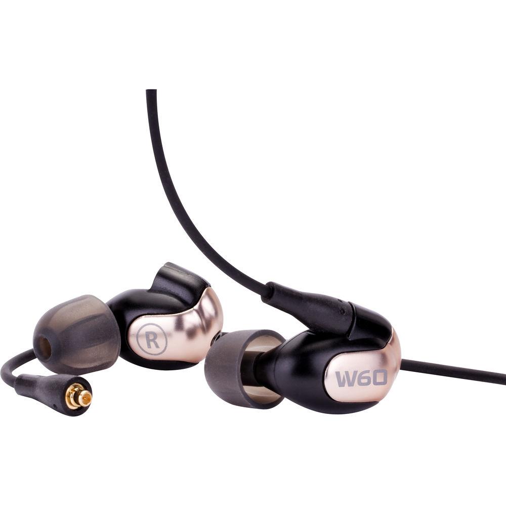Westone W60 Six-Driver True-Fit Earphones with MMCX Audio and MFi Cables