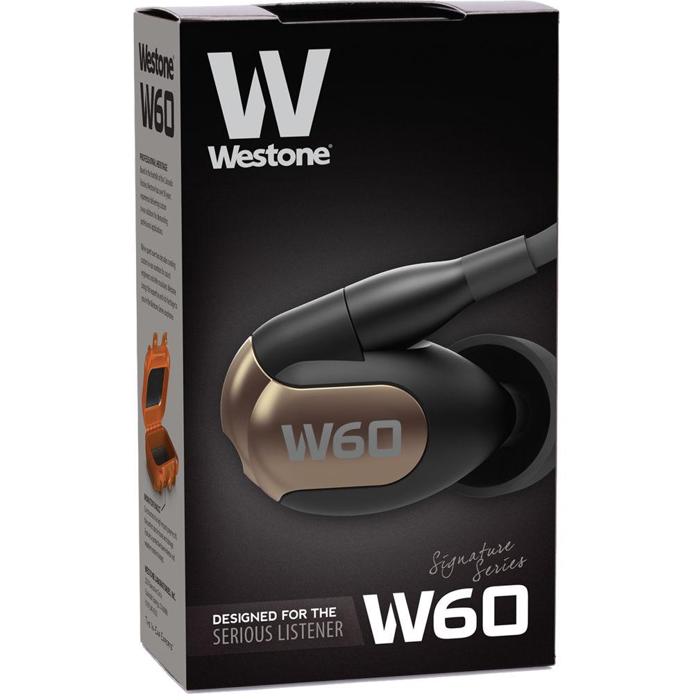 Westone W60 Six-Driver True-Fit Earphones with MMCX Audio and MFi Cables