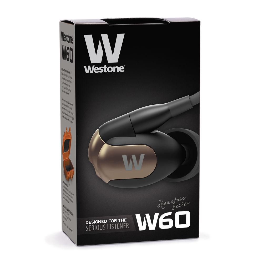 Westone W60 Six-Driver True-Fit Earphones with MMCX Audio and MFi Cables