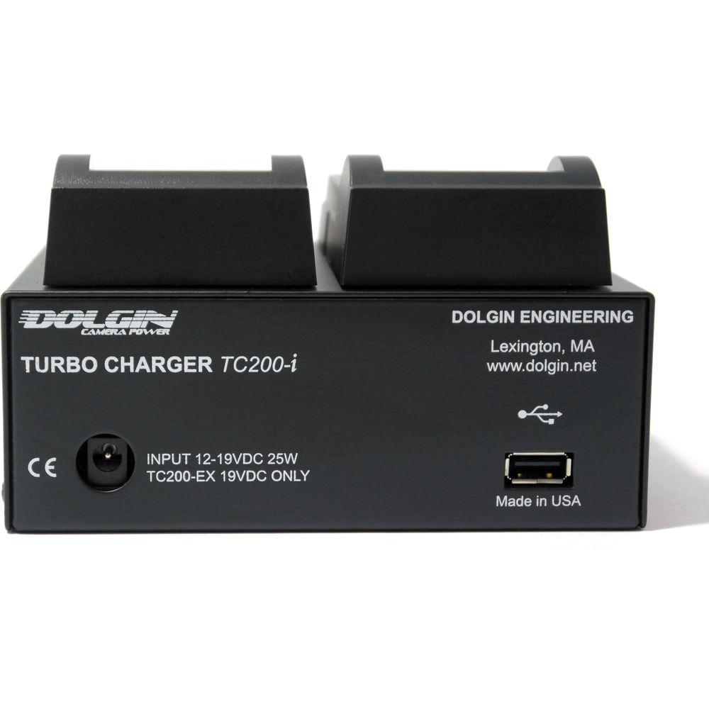 Dolgin Engineering TC200-i Dual Slot Battery Charger for Canon LP-E6