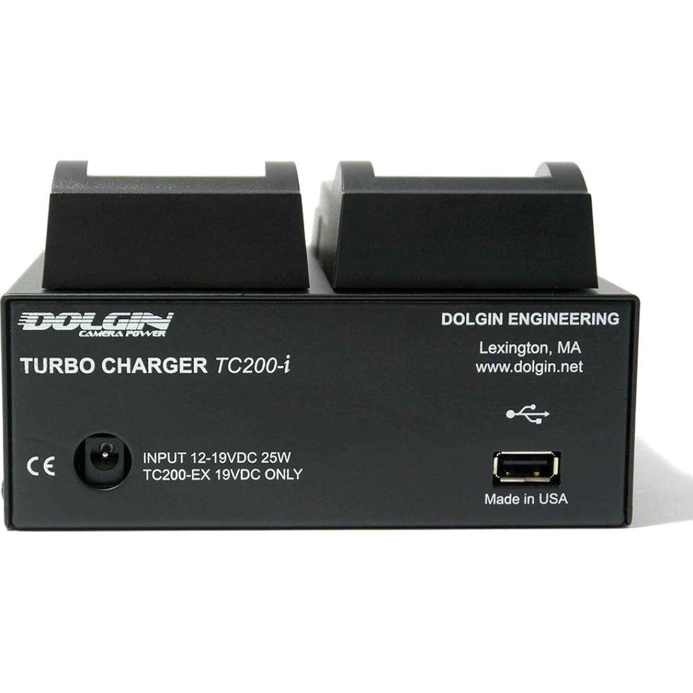Dolgin Engineering TC200-i Two-Position Simultaneous Battery Charger for Panasonic VW-VBG6 and CGA-E 625