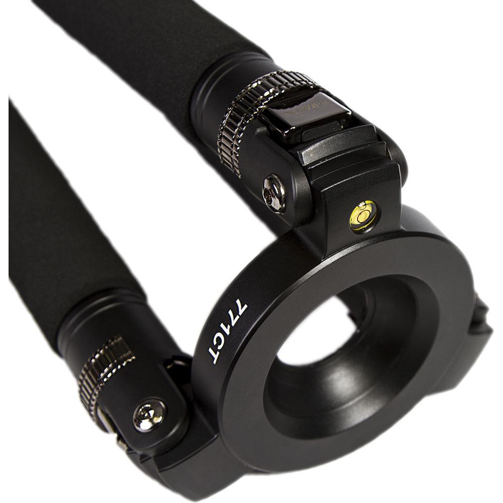 E-Image 771-CT Four-Section Extra Tall Carbon Fiber Tripod