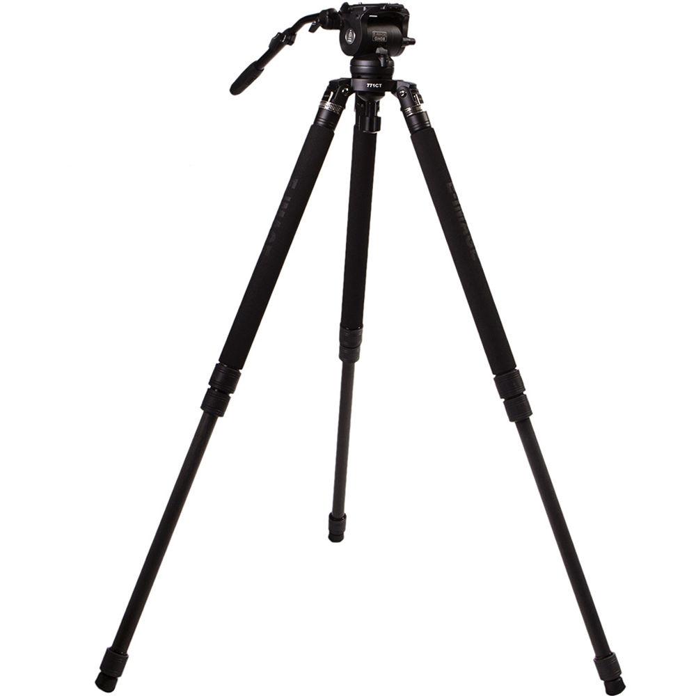 E-Image 771-CT Four-Section Extra Tall Carbon Fiber Tripod