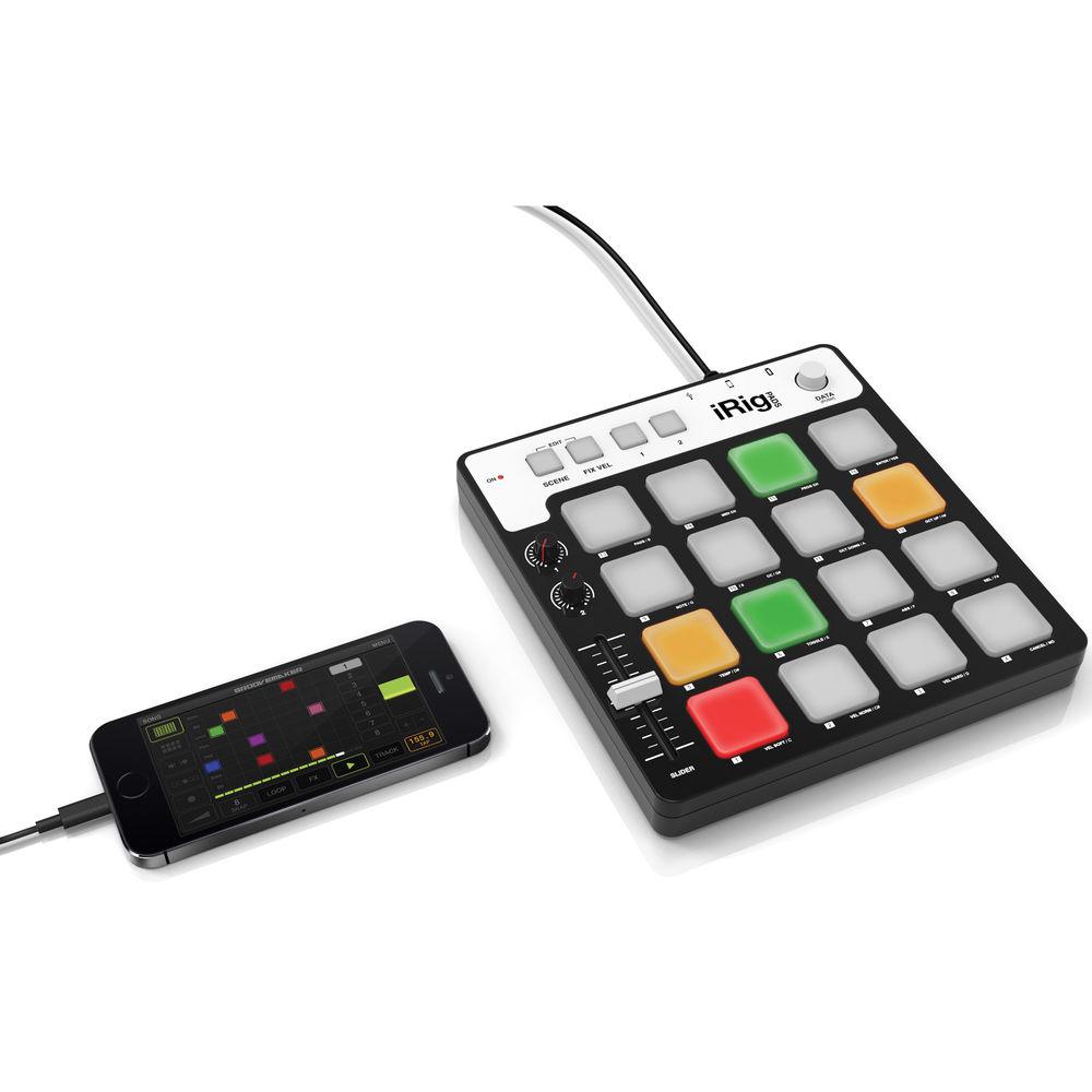 IK Multimedia iRig Pads MIDI Pad Controller for iOS, Android, Mac, and PC