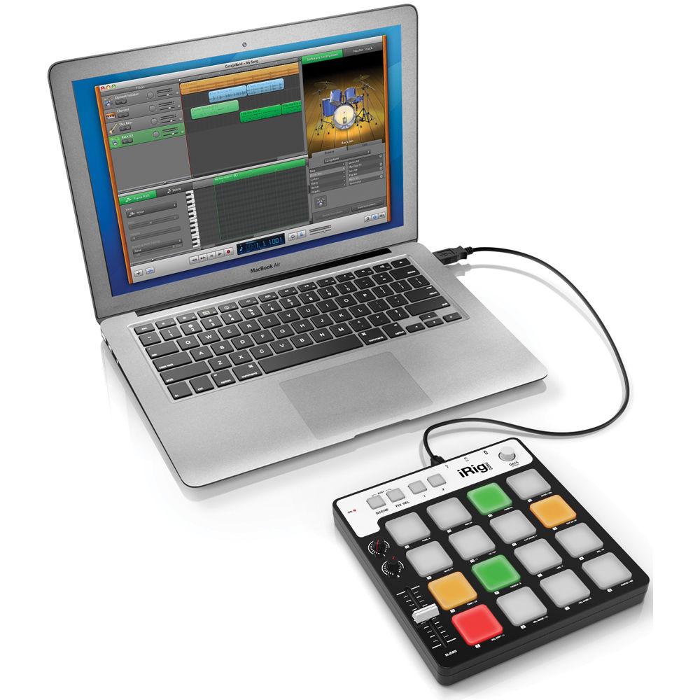 IK Multimedia iRig Pads MIDI Pad Controller for iOS, Android, Mac, and PC