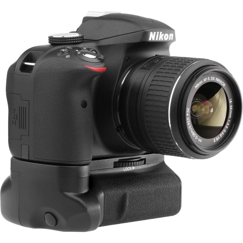 Vello BG-N12 Battery Grip for Nikon D3100, D3200, & D3300