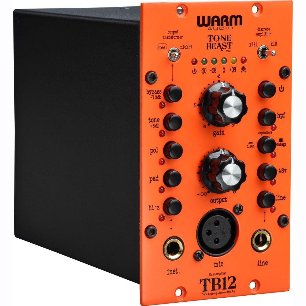 Warm Audio TB12 500 - Tone Beast Microphone Preamplifier for 500 Series Rack