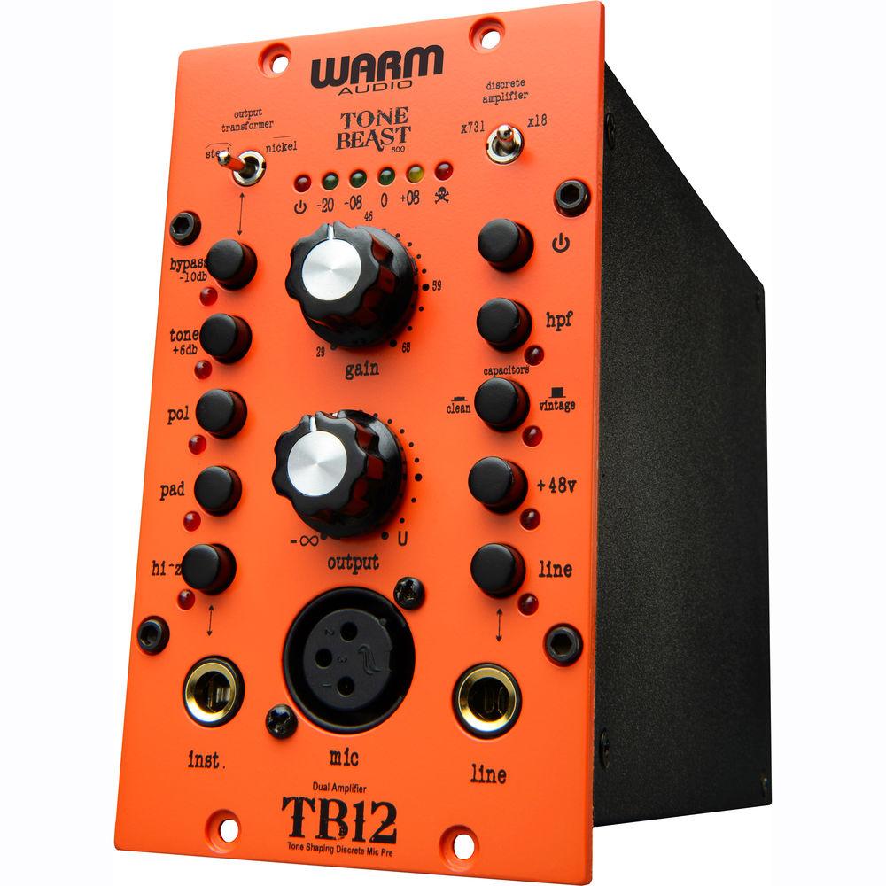 Warm Audio TB12 500 - Tone Beast Microphone Preamplifier for 500 Series Rack