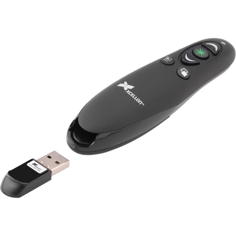 Xcellon Wireless Presenter with Green Laser