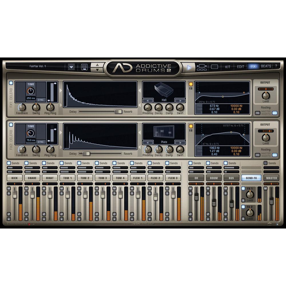 XLN Audio Black Velvet AD2 ADPAK - Virtual Drum Kit