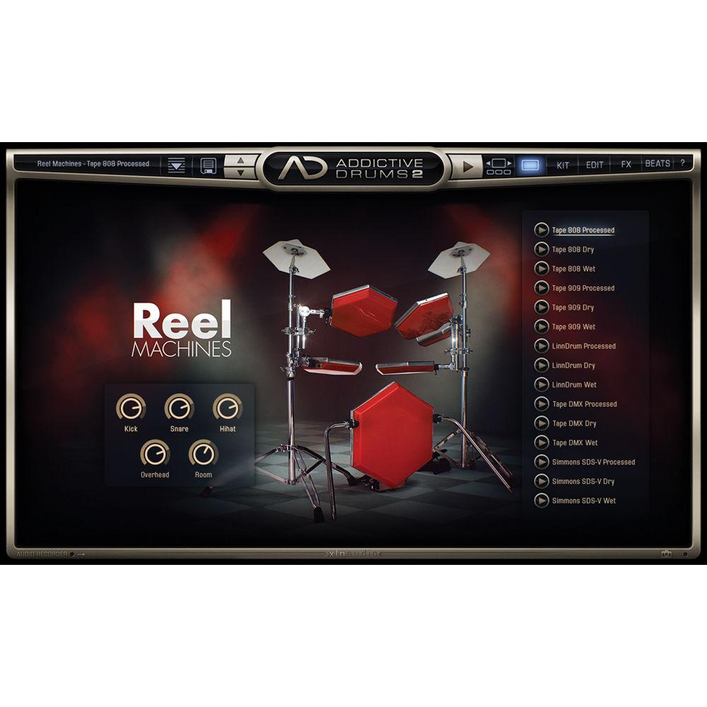 XLN Audio Reel Machines AD2 ADPAK - Virtual Drum Kit