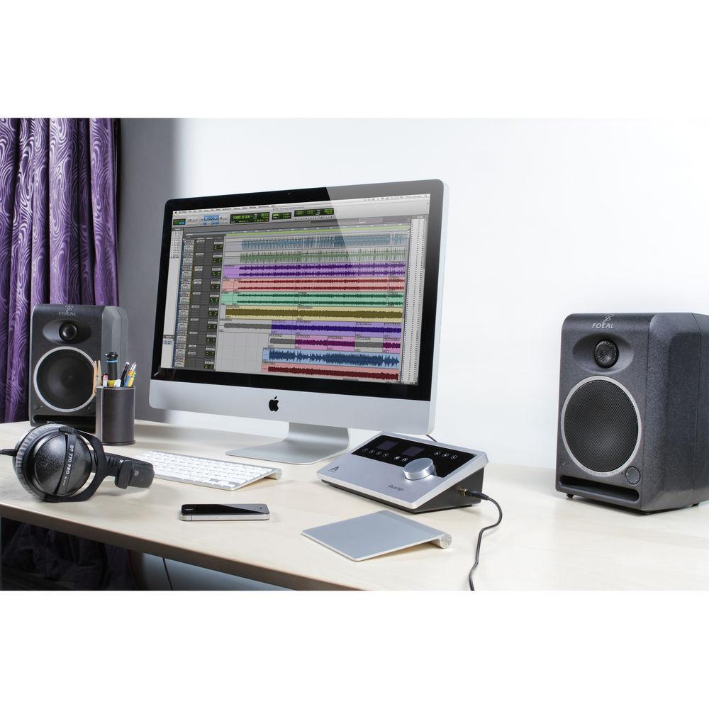 Apogee Electronics Quartet USB 2.0 Audio Interface for Mac, iOS & Windows 10 with Lightning Connector Cable