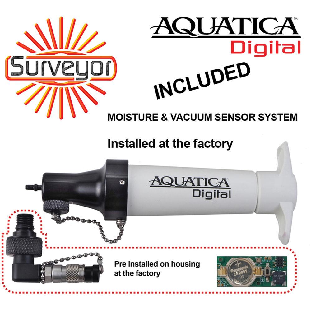 Aquatica AD800 Underwater Housing for Nikon D800 or D800E with Aqua VF and Vacuum Check System