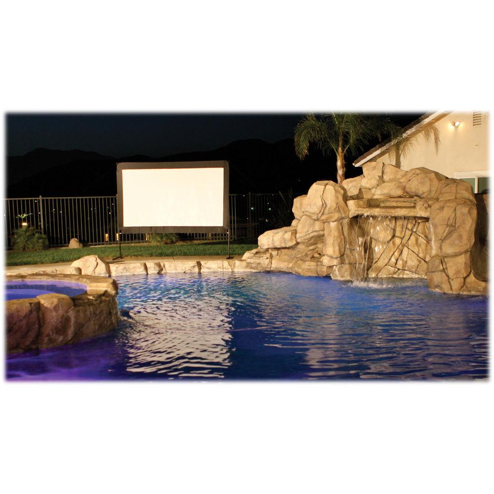 Elite Screens OMS180H1 Version 1 88.3 x 156.9" Yard Master Series 1 Outdoor Fast-Fold Screen