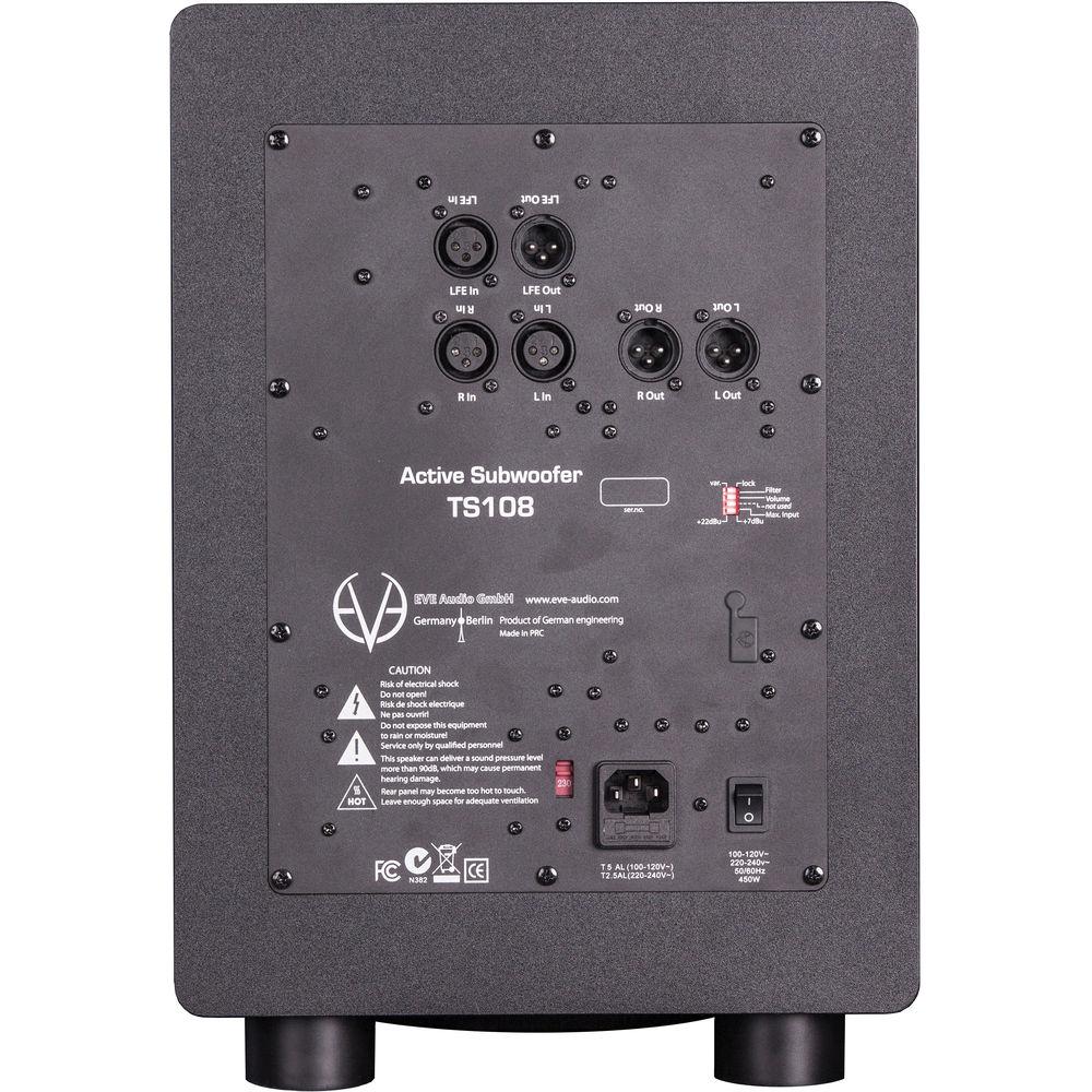 Eve Audio TS108 ThunderStorm 8" Active Subwoofer
